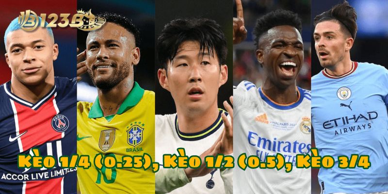 Cách đọc Kèo 1/4 (0.25), Kèo 1/2 (0.5), Kèo 3/4
